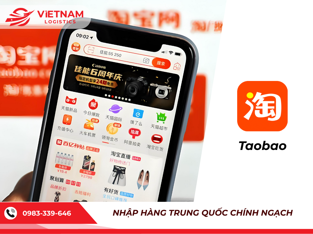 App mua hàng Trung Quốc Taobao